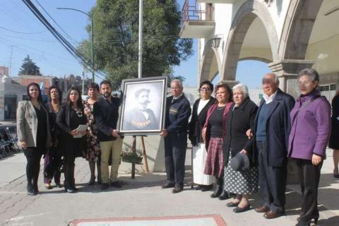Alcalde encabezó homenaje al Constituyente “Antonio Hidalgo Sandoval” imagen 1