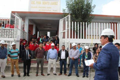 Con obras y acciones apoyamos la educación de 2 escuelas de Xochitecatitla: OMJ imagen 3