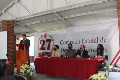 Certifica CEDH al instituto tecnológico superior de Tlaxco como Escuela Promotora De Derechos Humanos