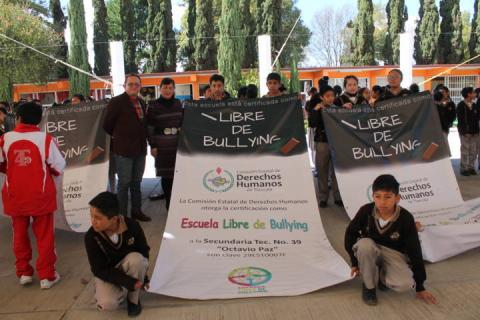 Derechos Humanos de Tlaxcala certifica a 7 escuelas “Libres de Bullying” imagen 4