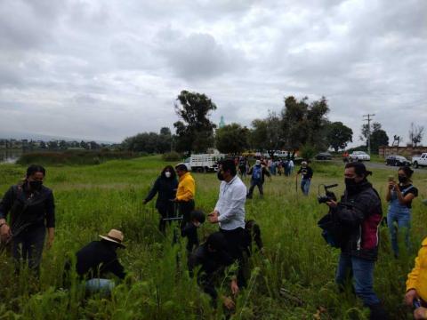 Inicia Conagua trabajos de delimitación de la zona federal en la laguna de Acuitlapilco imagen 7
