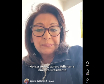 Gobernadora se ausenta por enfermedad de evento de Claudia Shienbaum
