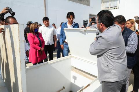 Entrega Lorena Cuéllar infraestructura educativa en Tetlatlahuca imagen 2