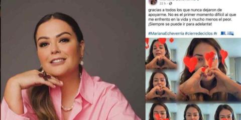 Mariana Echeverría manda mensaje a todos los que están en contra de 3lla y tras ser vetada de Televisa