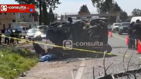 Trágico accidente en Apizaco deja un muerto y tres heridos