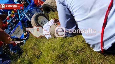 Carrera de carcachas deja como saldo un muerto y un herido, en Huamantla