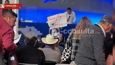 Protesta y elección marcan la Asamblea Estatal del PAN Tlaxcala
