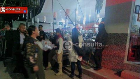 Muere trabajador de grupo musical tras recibir descarga eléctrica en boda de Contla