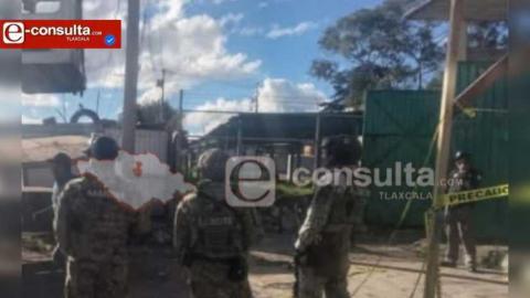 Cateo en Calpulalpan destapa red de robo y desmantelamiento de vehículos pesados