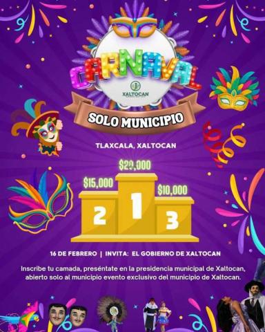 Xaltocan abre su fiesta: Convocan a camadas para el “Carnaval Xaltocan 2026”