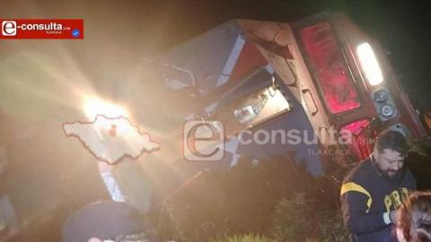 No fue descarrilamiento, se trató de un choque entre dos trenes de FERROMEX, en Tlaxco