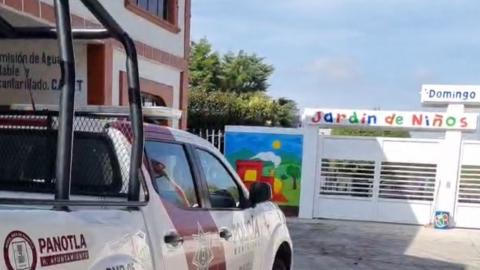 Hampones aprovechan el puente para r.0bar en dos escuelas de Panotla