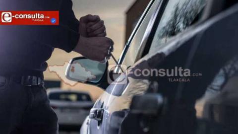 Presumen golpe al robo de autos en Tlaxcala, Marrufo reporta fuerte caída del delito