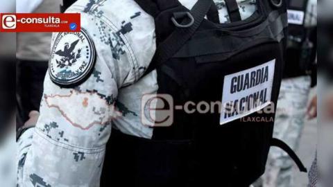 Malandros que portaban arma larga burlan operativo en Apizaco y escapan a pie