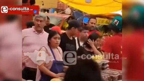 Supuestos integrantes de “Los Brujos” amenazan a comerciantes del mercado 12 de Mayo en Apizaco