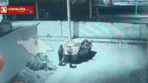 Imparable la delincuencia en el estado; roban automóvil Chevrolet en Totolac