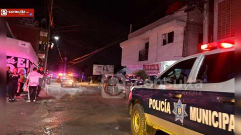 Pobladores de San Pablo del Monte le dan su chinga a presuntos robacoches