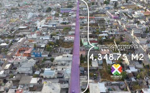 Inaugura Yonca y Garrido calle 7 norte y Sur de Ixtenco imagen 1