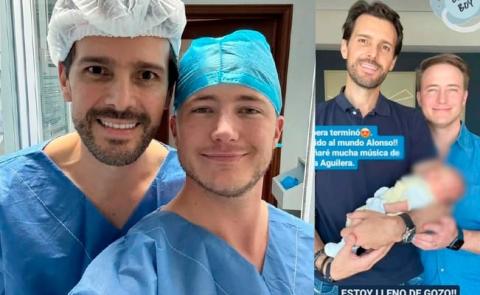 El hijo de René Strickler tuvo un hijo con su pareja
