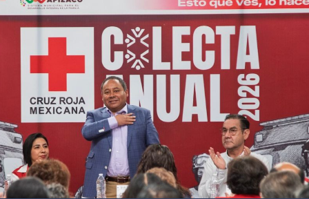 Apizaco se une por la vida: arranca colecta anual de la cruz roja con sentido social y humanista
