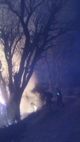 Seguridad Pública Municipal combate incendio en campos de Texóloc imagen 3