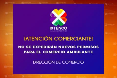 Suspende Ayuntamiento de Ixtenco nuevos permisos para puestos semifijos y ambulantes