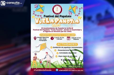 Faltan solo 5 días para el Festival del Papalote “Vuela Panotla 2025”