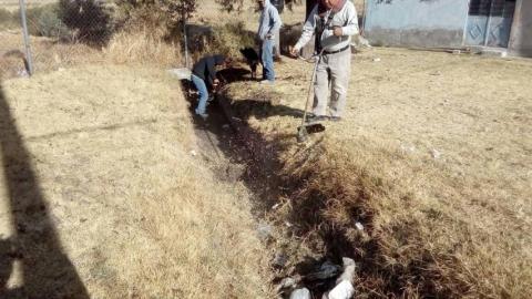 Ayuntamiento rehabilita red de drenaje pluvial y agua potable en diferentes comunidades imagen 1