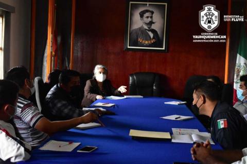 Sostiene Dirección de Seguridad Pública de Yauhquemehcan diálogo con presidentes de comunidad imagen 1