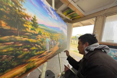 Salvador Serrano, artista plástico tlaxcalteca imagen 2