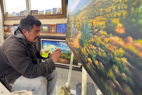 Salvador Serrano, artista plástico tlaxcalteca imagen 3