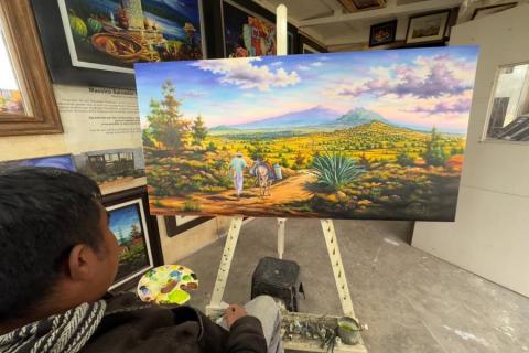 Salvador Serrano, artista plástico tlaxcalteca imagen 4