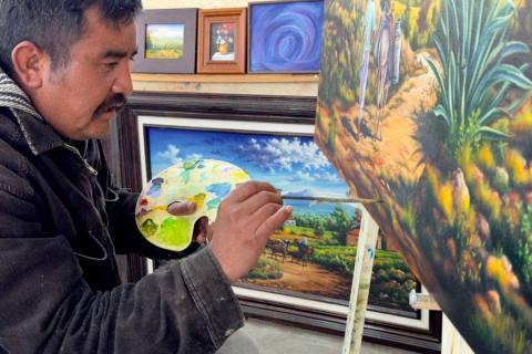Salvador Serrano, artista plástico tlaxcalteca imagen 5