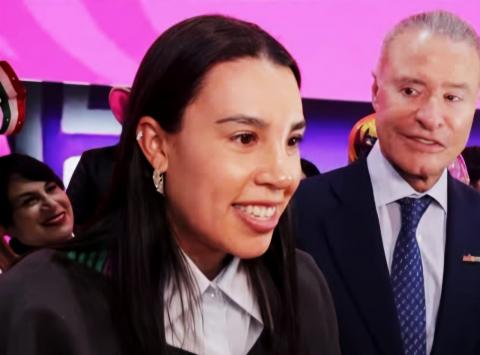 Josefina Rodríguez se baja de la contienda por la gubernatura, desde Madrid