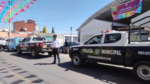 Presentan programa Operativo de Seguridad “Carnaval Seguro 2026” en Yauhquemehcan