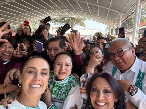 Resalta Ana Lucía Arce acciones de Claudia Sheinbaum a favor de la educación en SPM