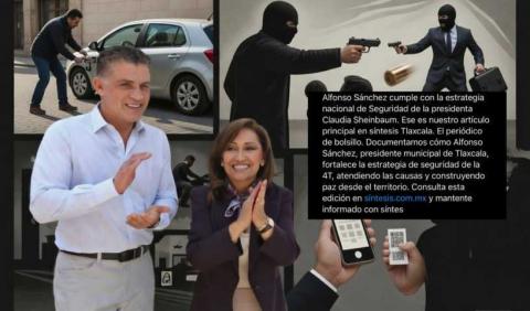 Alfonso Sánchez y Lorena Cuéllar engañan a la Población con campaña mentirosa de la seguridad