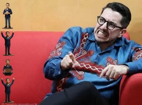 El “Vocerito” Antonio Martínez que trata de “estúpidos” a los comunicadores