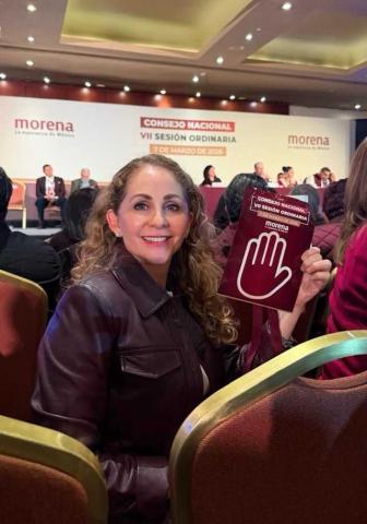 Marcela González participa en la VII Sesión Ordinaria del Consejo Nacional de Morena imagen 3