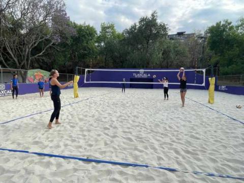 Duplas mexicanas se preparan en Tlaxcala para el tour mundial de voleibol de playa imagen 2