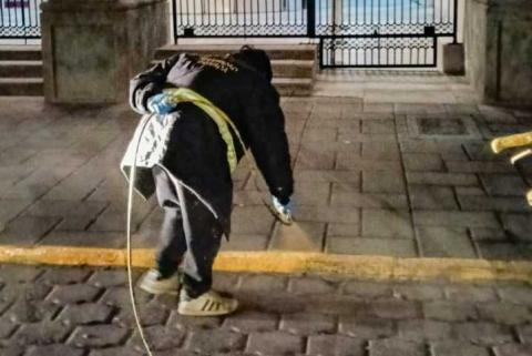 Madrugan brigadas de Más Territorio y Menos Escritorio para mejorar la señalización en la capital imagen 2