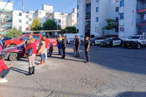 Atiende policía municipal fuga de gas en Tlapancalco imagen 2