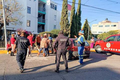 Atiende policía municipal fuga de gas en Tlapancalco imagen 3