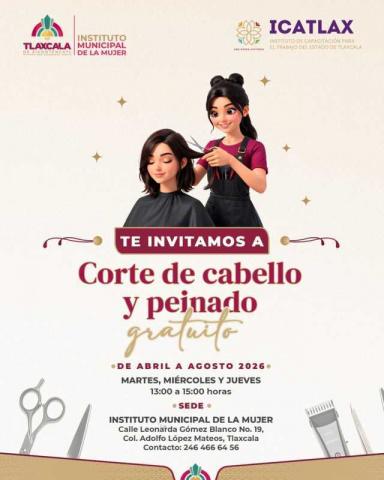 Invita Ayuntamiento a cortes de cabello y peinados gratuitos en el instituto municipal de la mujer
