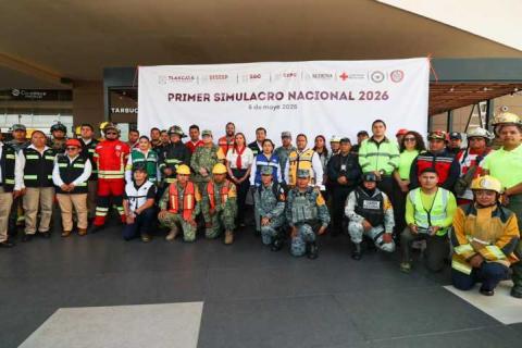 Autoridades realizan con éxito Simulacro Nacional 2026 en Galerías Tlaxcala imagen 2