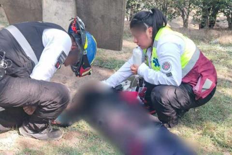 Atención oportuna de policías y PC de la capital salvaguarda a joven en Parque Tlahuicole