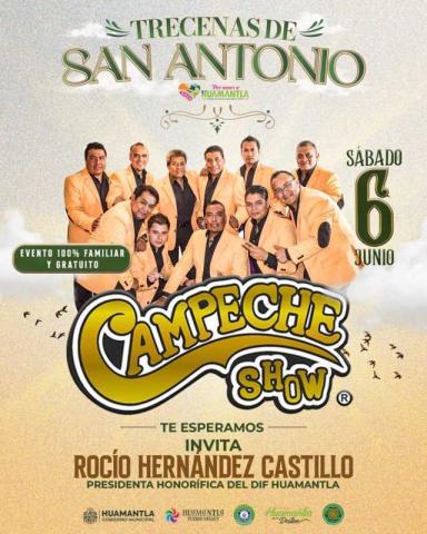 Campeche Show llegará al barrio de san antonio como parte de las Trecenas 2026