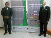  Francisco Mixcoatl, presidente de la Comisión Estatal de Derechos Humanos, y Carlos R. Constela, presidente de la Instituto Latinoamericano del Ombudsman-Defensor del Pueblo