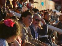 EL GOBERNADOR DEL ESTADO, MARIANO GONZÁLEZ ZARUR, PRESENCIÓ EN EL ESTADO TLAHUICOLE DE LA CIUDAD CAPITAL, EL PARTIDO DE COYOTES VS PUMAS PREMIER. EN ESTA OCASIÓN ESTUVO ACOMPAÑADO DE DIRECTIVOS DEL EQUIPO LOCAL, QUE SE IMPUSO 3-1 SOBRE SU OPONENTE.